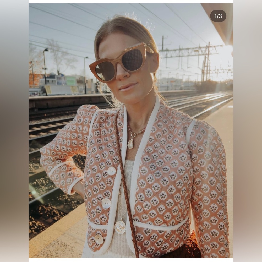 Marea by Liz Joy Patterned Reversible Jacket